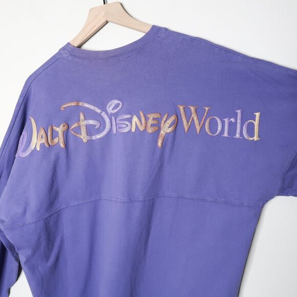Disney World Womens Spirit Jersey Sweater Large Blue 50th Anniversary Glitter‎ - Picture 12 of 14